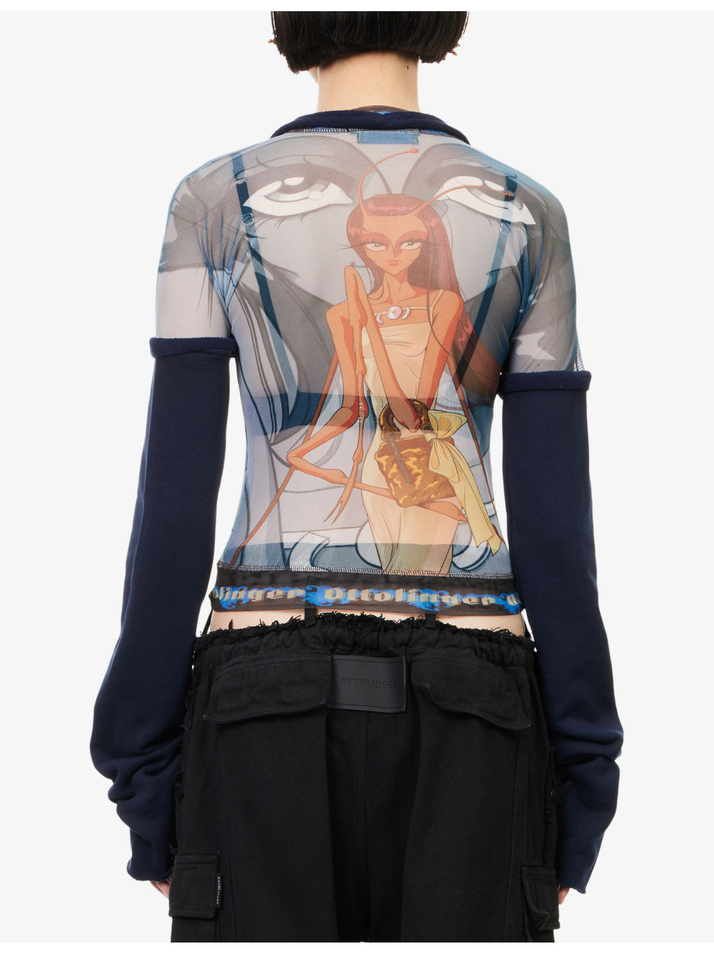 Hybrid Long-Sleeve Mesh Top - 4