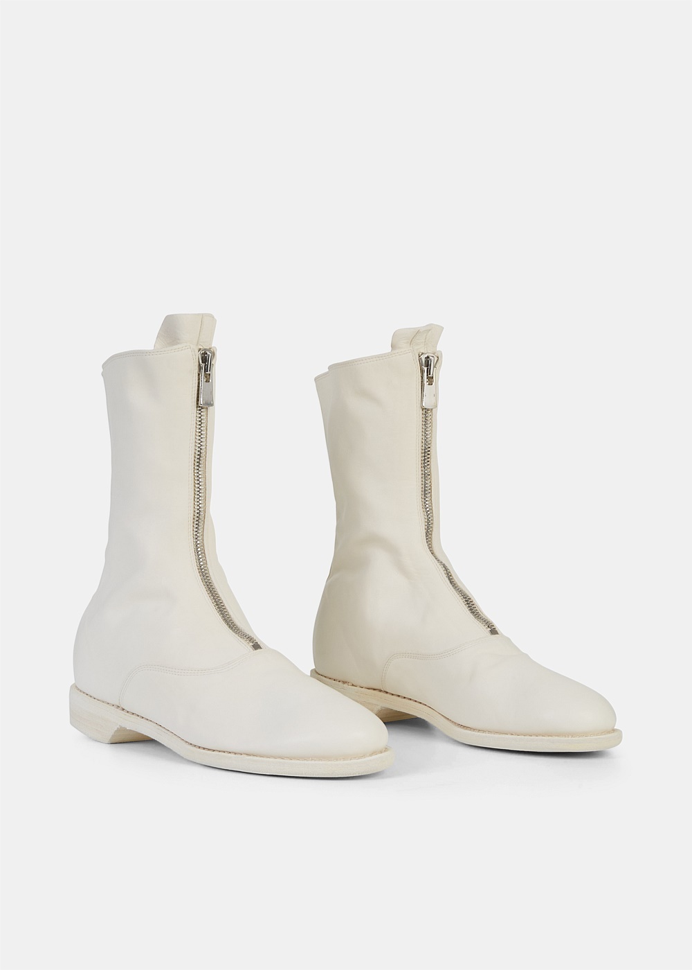 White New army 310 Front Zip Boot - 2