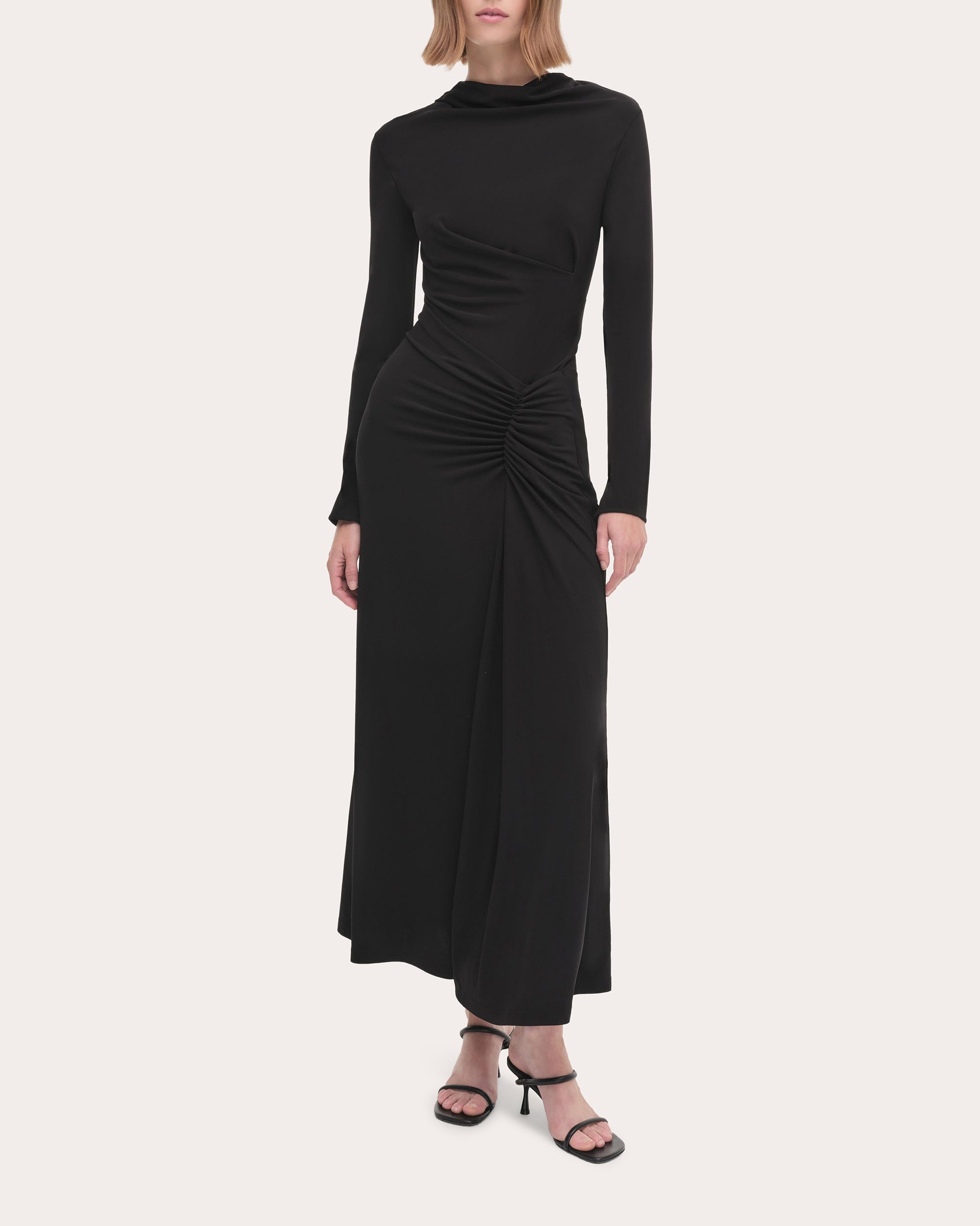 Ferrera Draped Jersey Midi Dress - 1