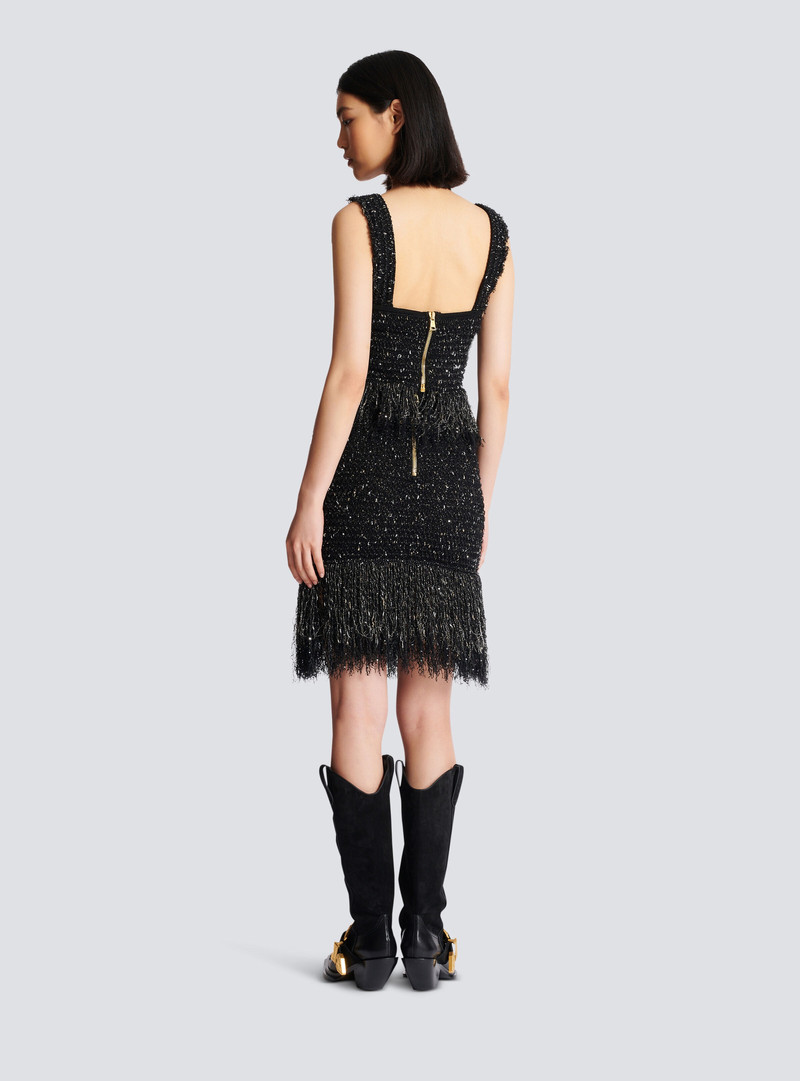 Lurex tweed strappy top 4