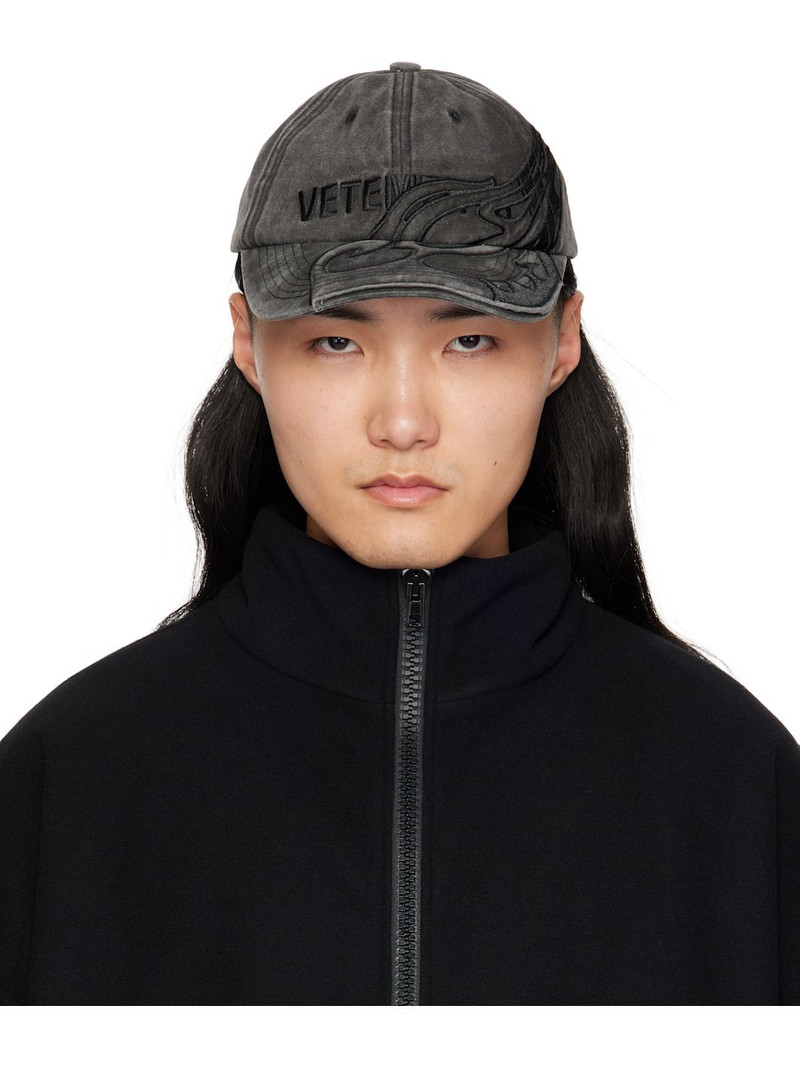 Black Flame Logo Cap 1