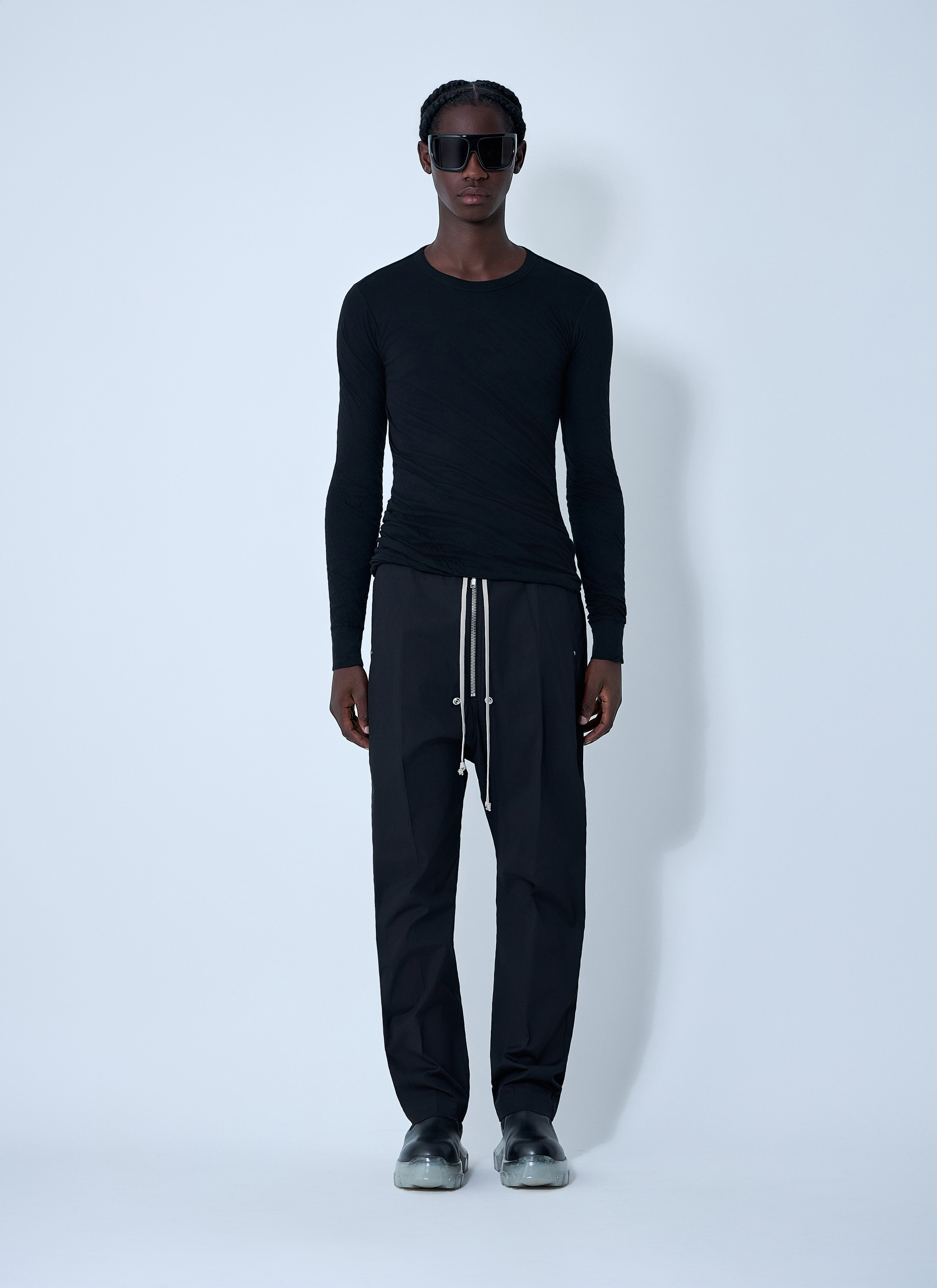 Rick Owens Men Cotton Long Sleeve T-Shirt - 2