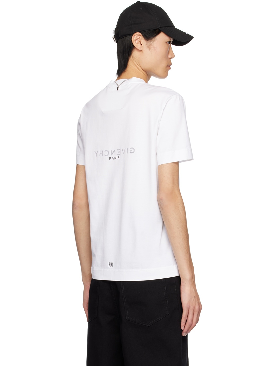 White Reverse T-Shirt - 3