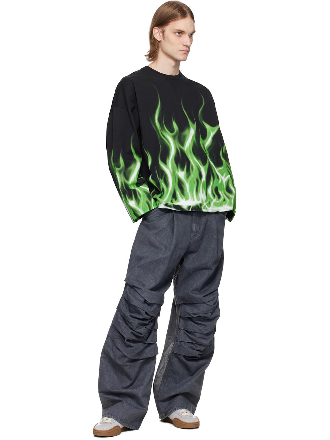 Gray 'Fat Angelo' Jeans - 4