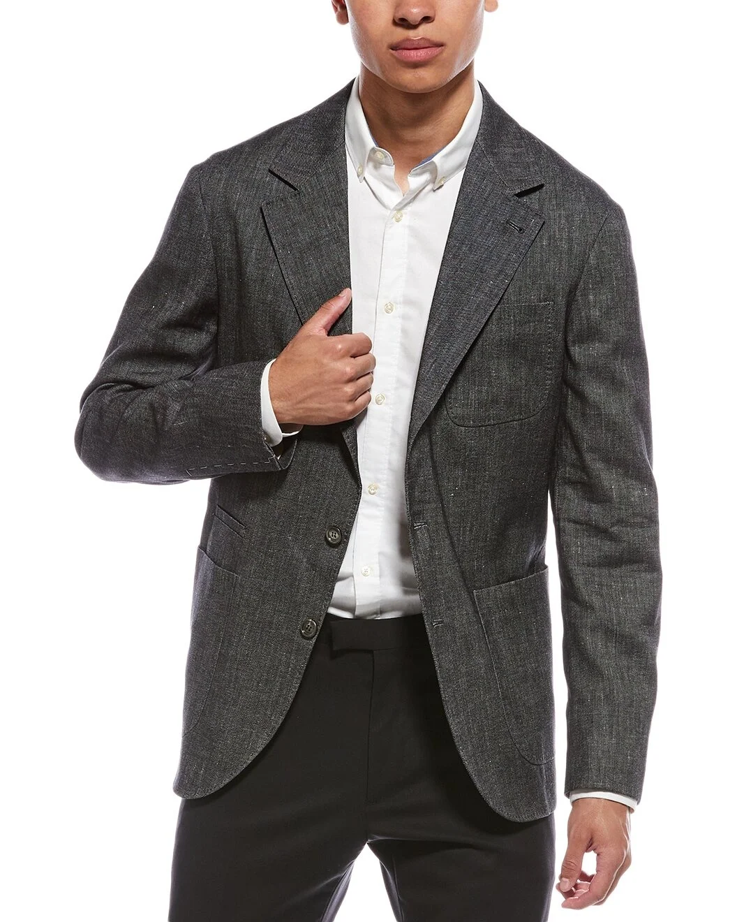 Brunello Cucinelli Linen-Blend Blazer - 1