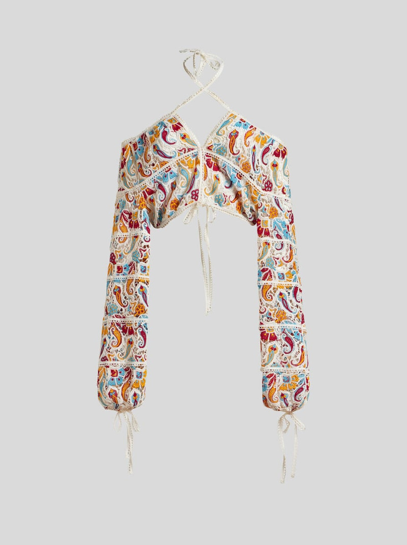 PAISLEY MACRAMÉ TOP - 1