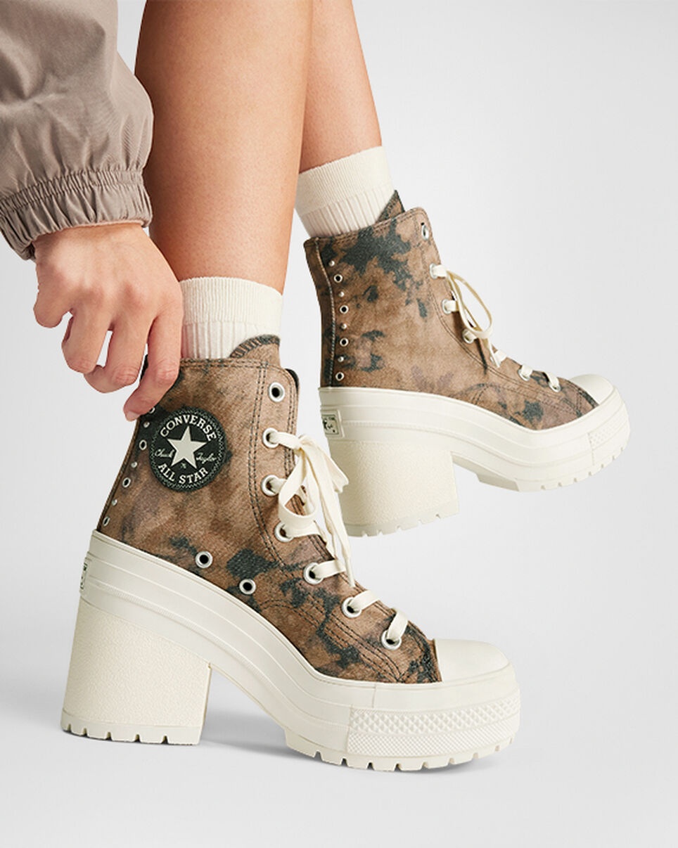 Chuck 70 De Luxe Heel Two-Tone Denim - 10