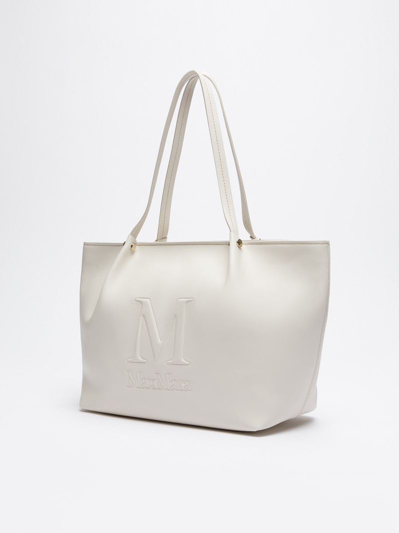 Max Mara SHOP Leather shopper bag outlook