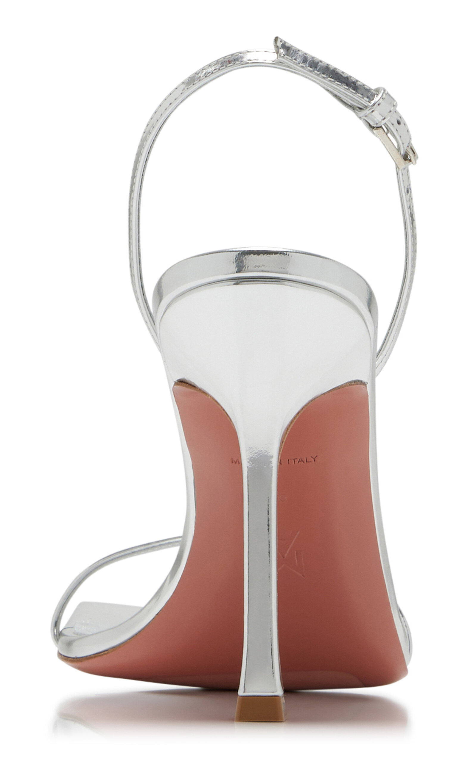 Maya Metallic-Leather Sandals silver - 4