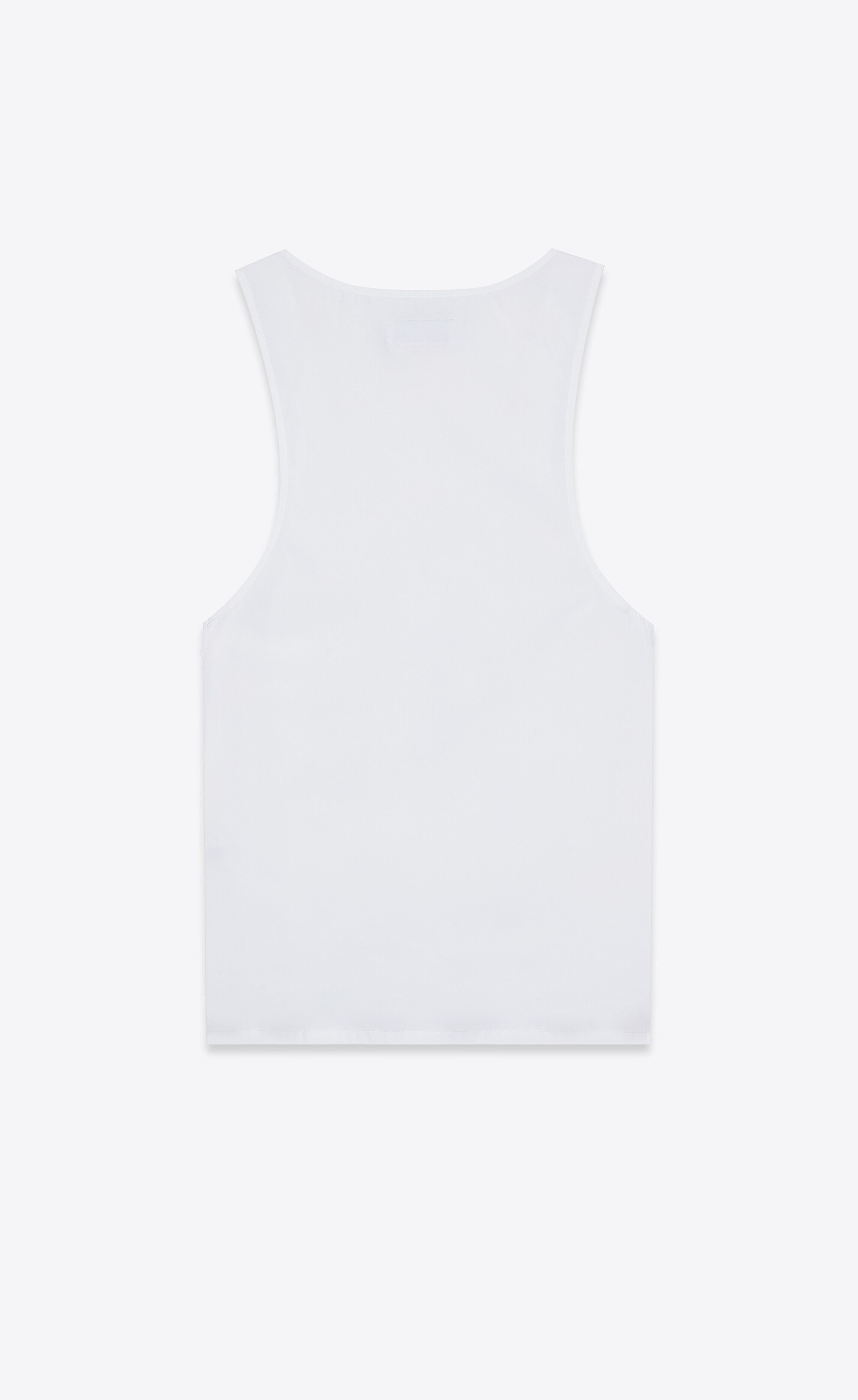 henley tank in cotton poplin - 2