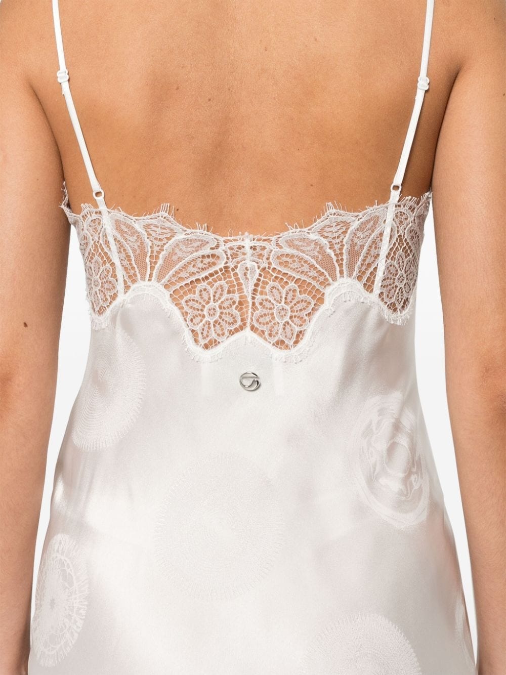Cymatics floral-jacquard slip dress - 5