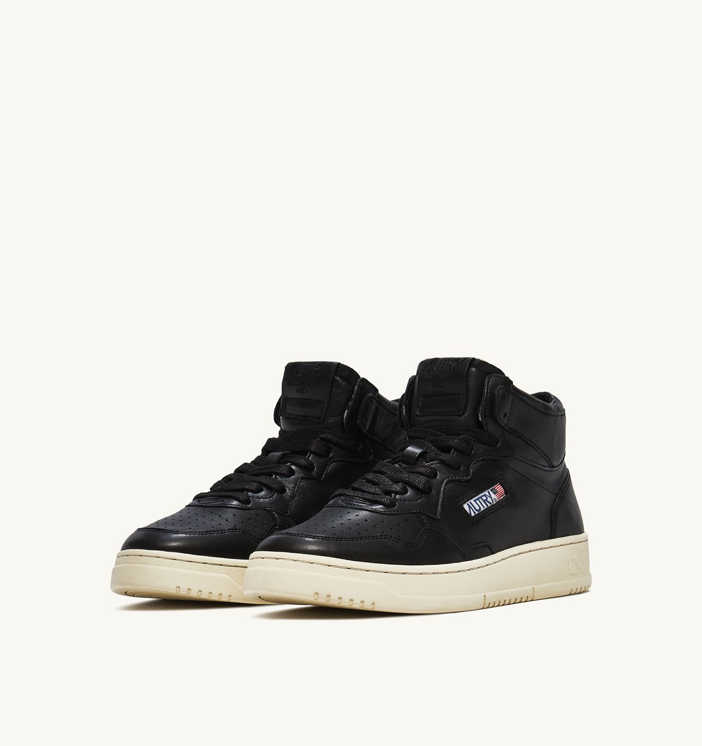 MEDALIST MID SNEAKERS IN SUPER-SOFT BLACK NAPPA - 2