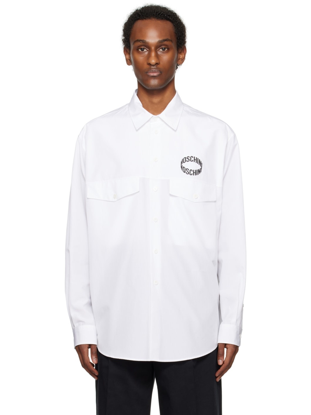 White Loop Shirt - 1