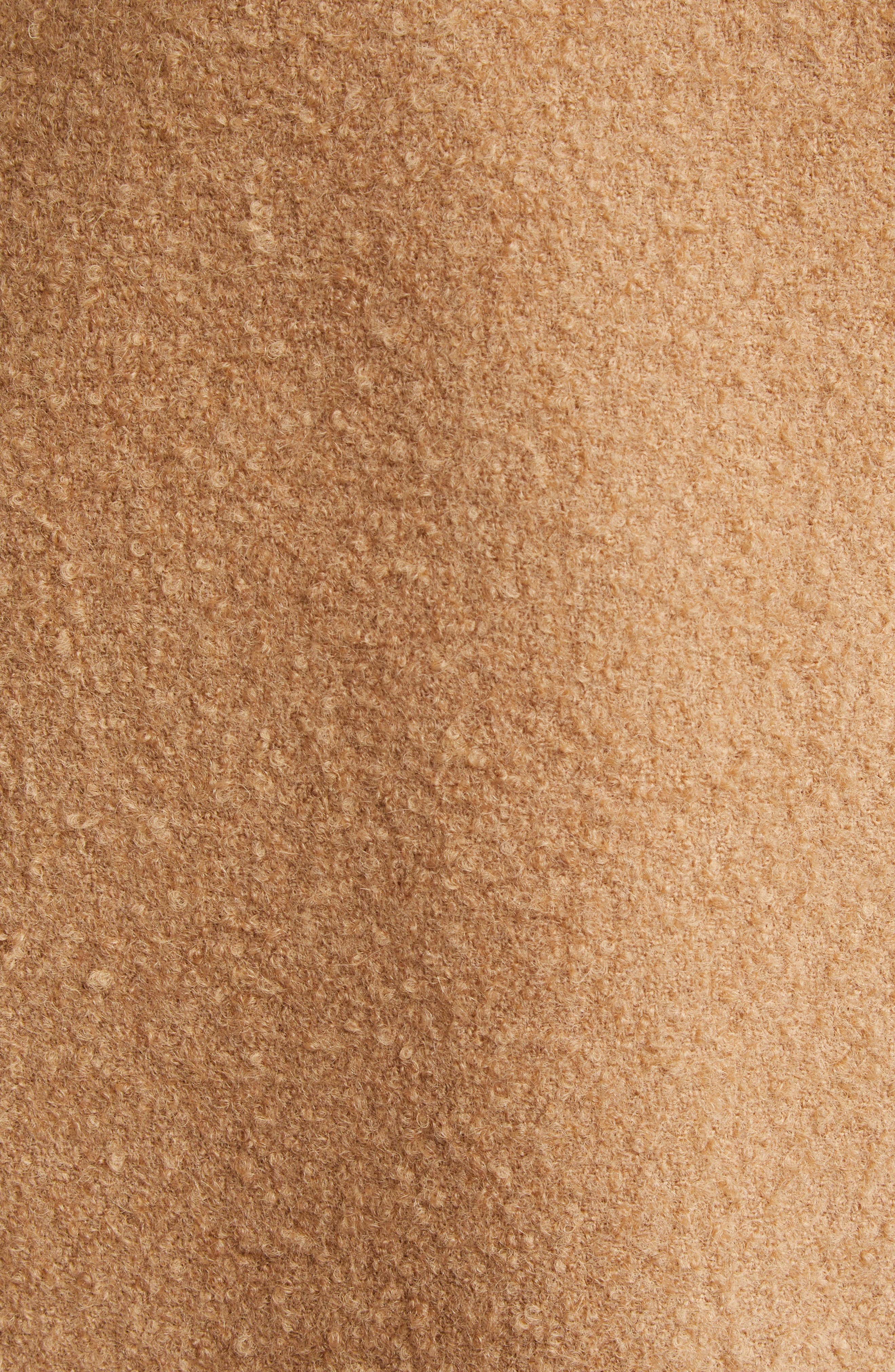 TOTEME Chain Stitch Wool Blend Scarf Jacket in Camel at Nordstrom - 6