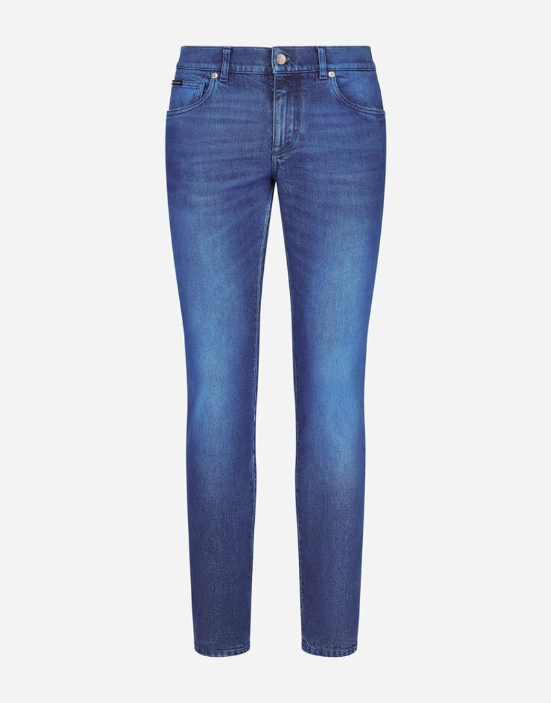 Skinny overdyed stretch jeans 1