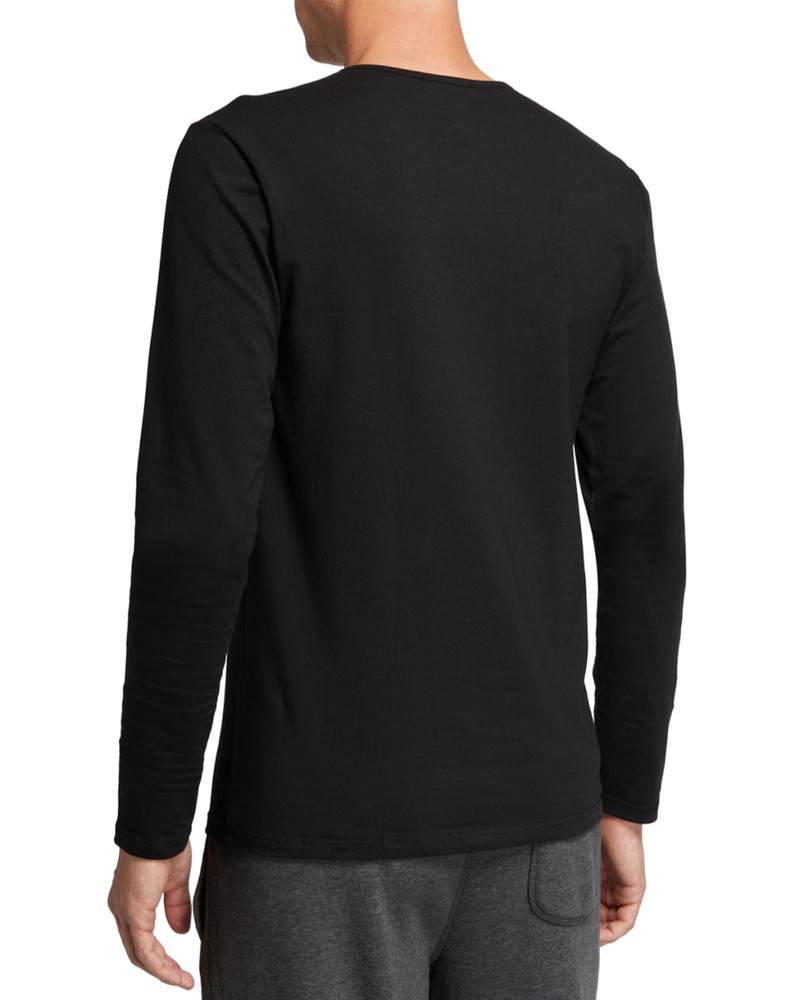 VERSACE Men's Medusa Logo Long-Sleeve T-Shirt outlook