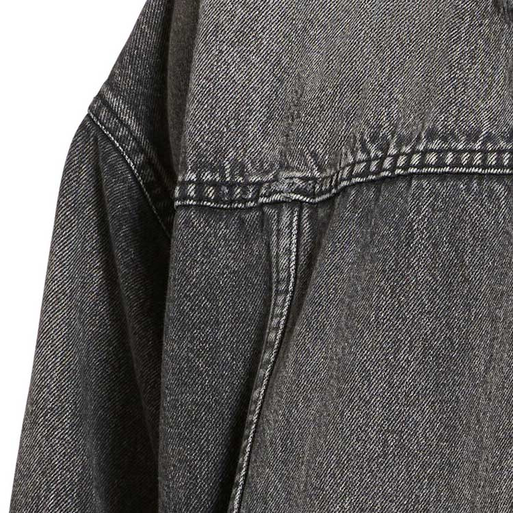 Balenciaga Pull-Over Jacket 'Black Japanese Denim' 719313TBP473340 - 7