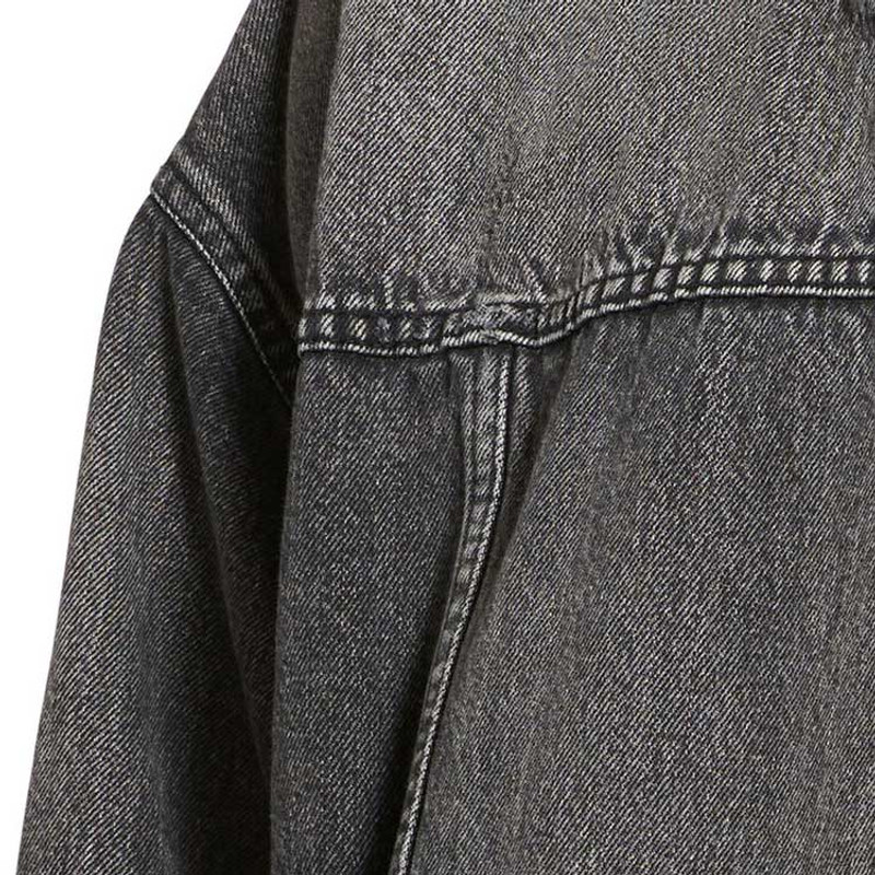 Balenciaga Pull-Over Jacket 'Black Japanese Denim' 719313TBP473340 7