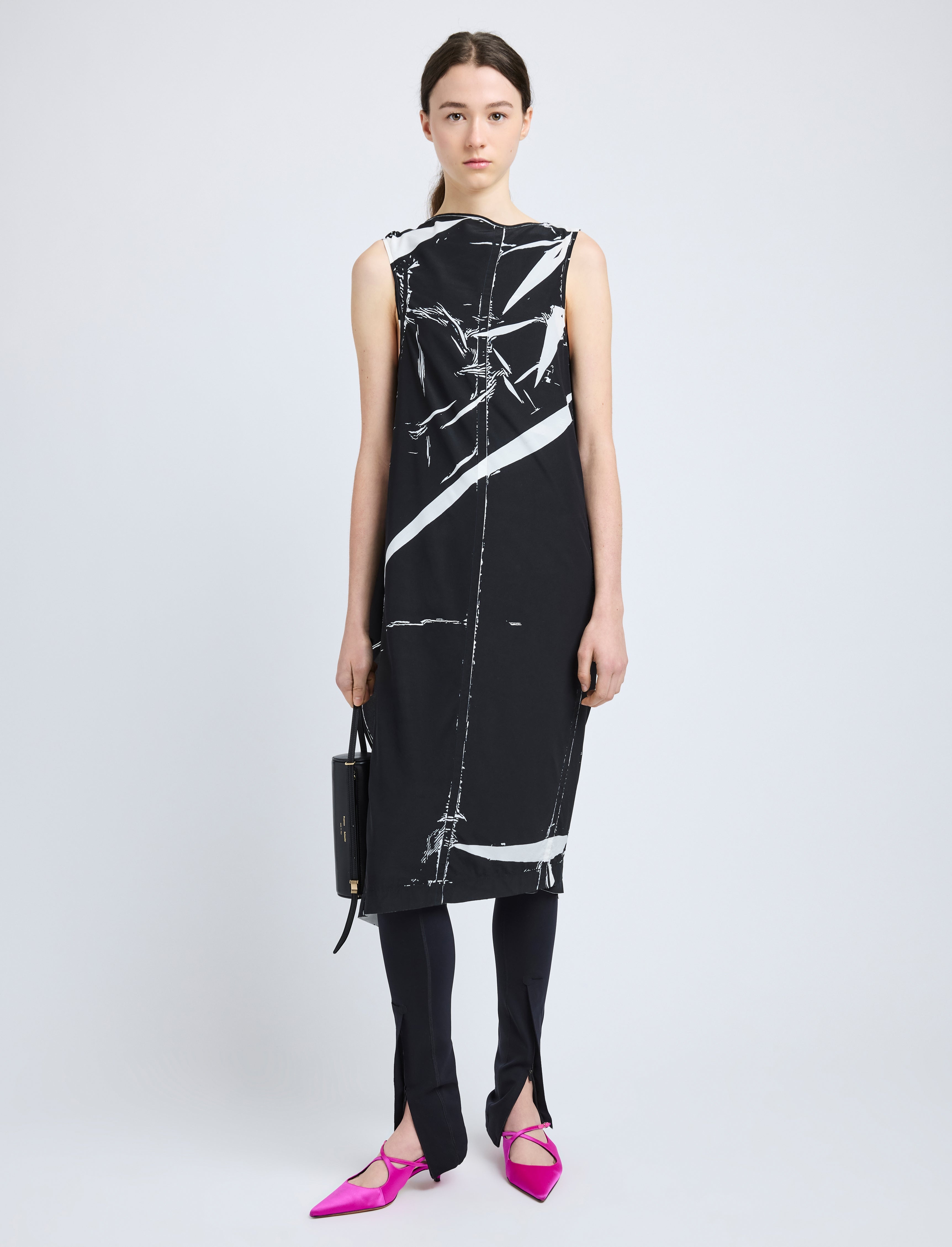 Ondine Dress in Garment Printed Silk Viscose - 2