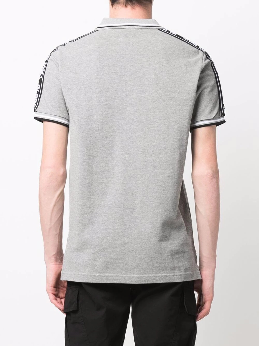 embroidered-logo polo shirt - 4