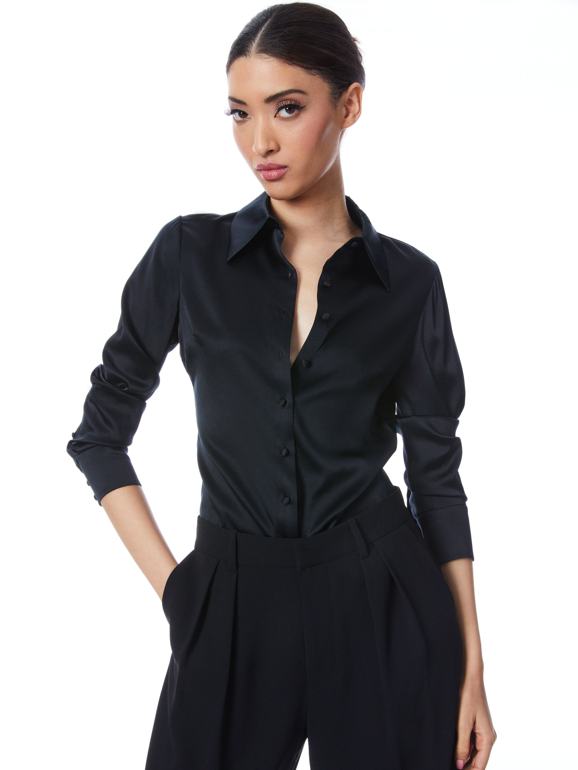 WILLA FITTED PLACKET TOP - 2