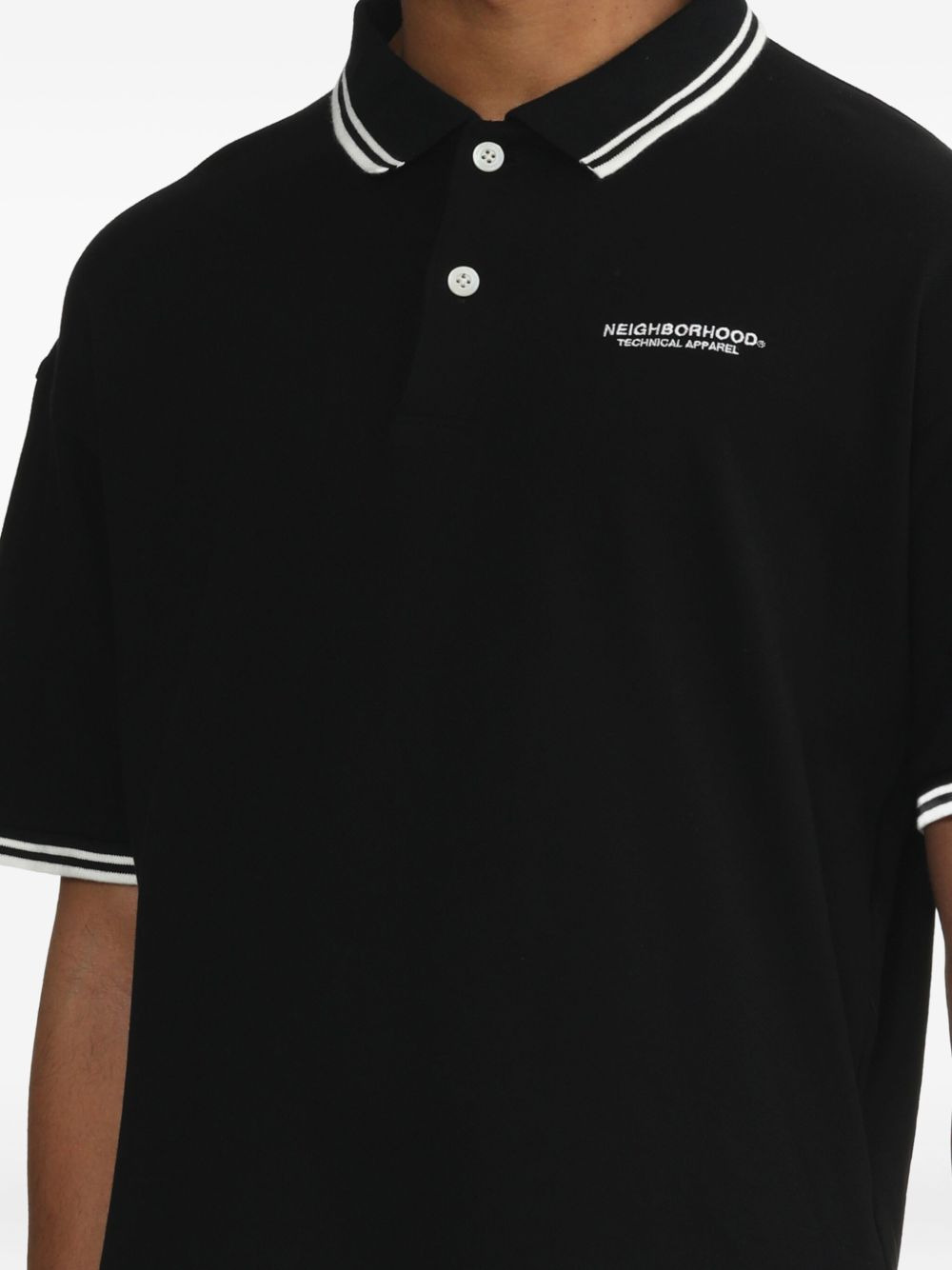 tipped polo shirt - 5