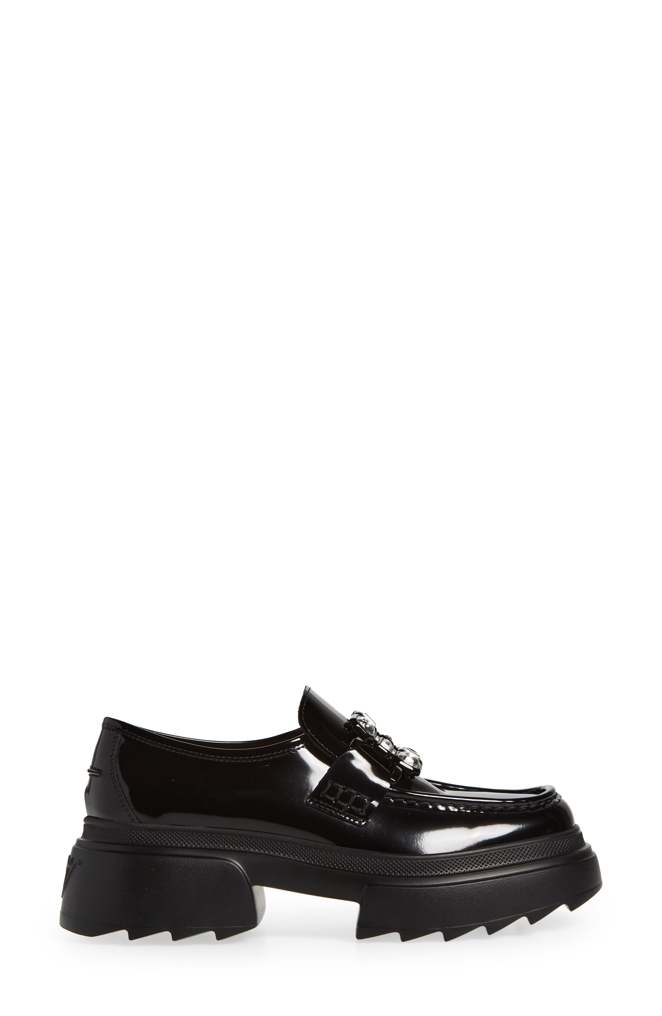 Wallaviv Crystal Buckle Loafer - 3