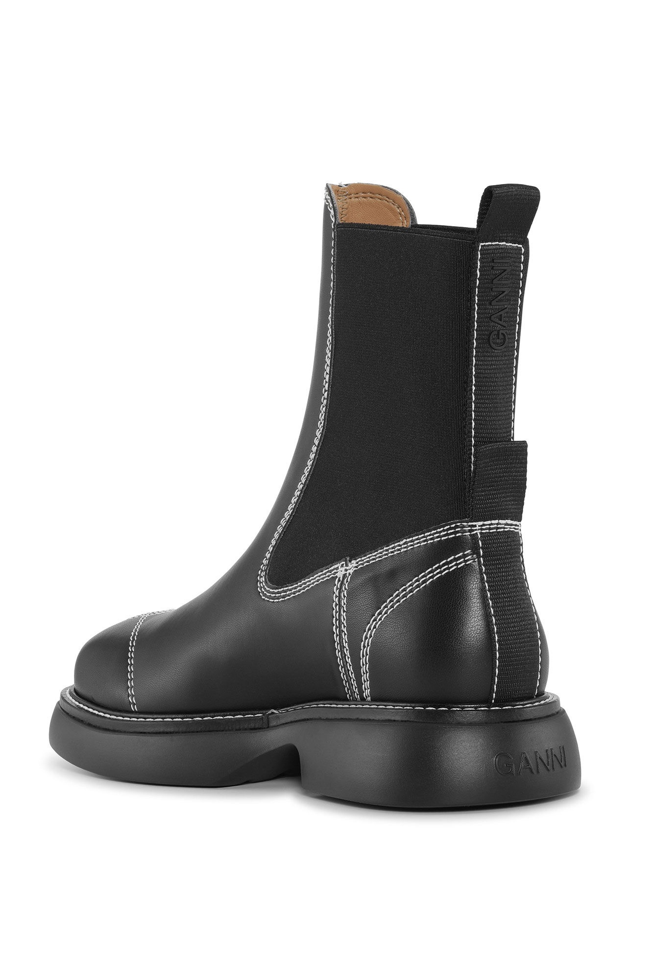 BLACK EVERYDAY MID CHELSEA BOOTS - 2