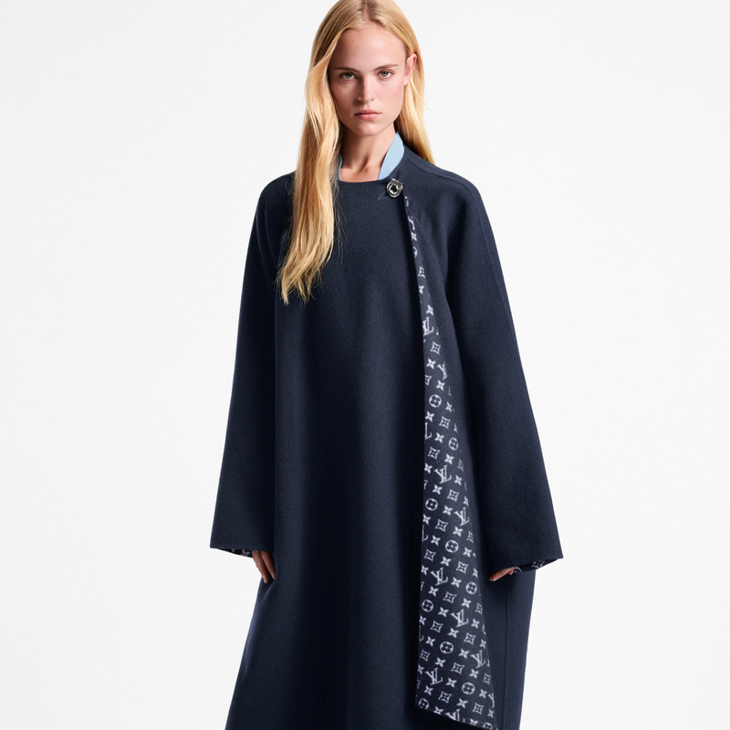 Drape Front Long Coat 2