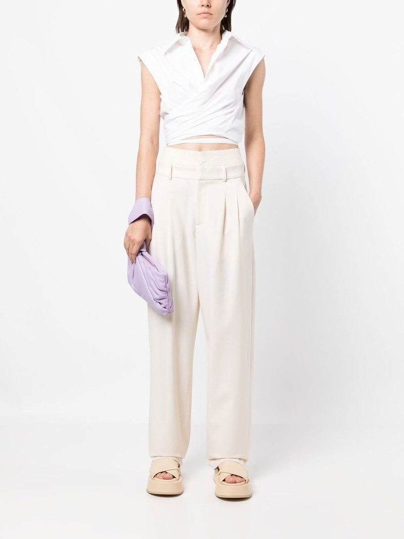 Monse double-waist straight-leg trousers outlook