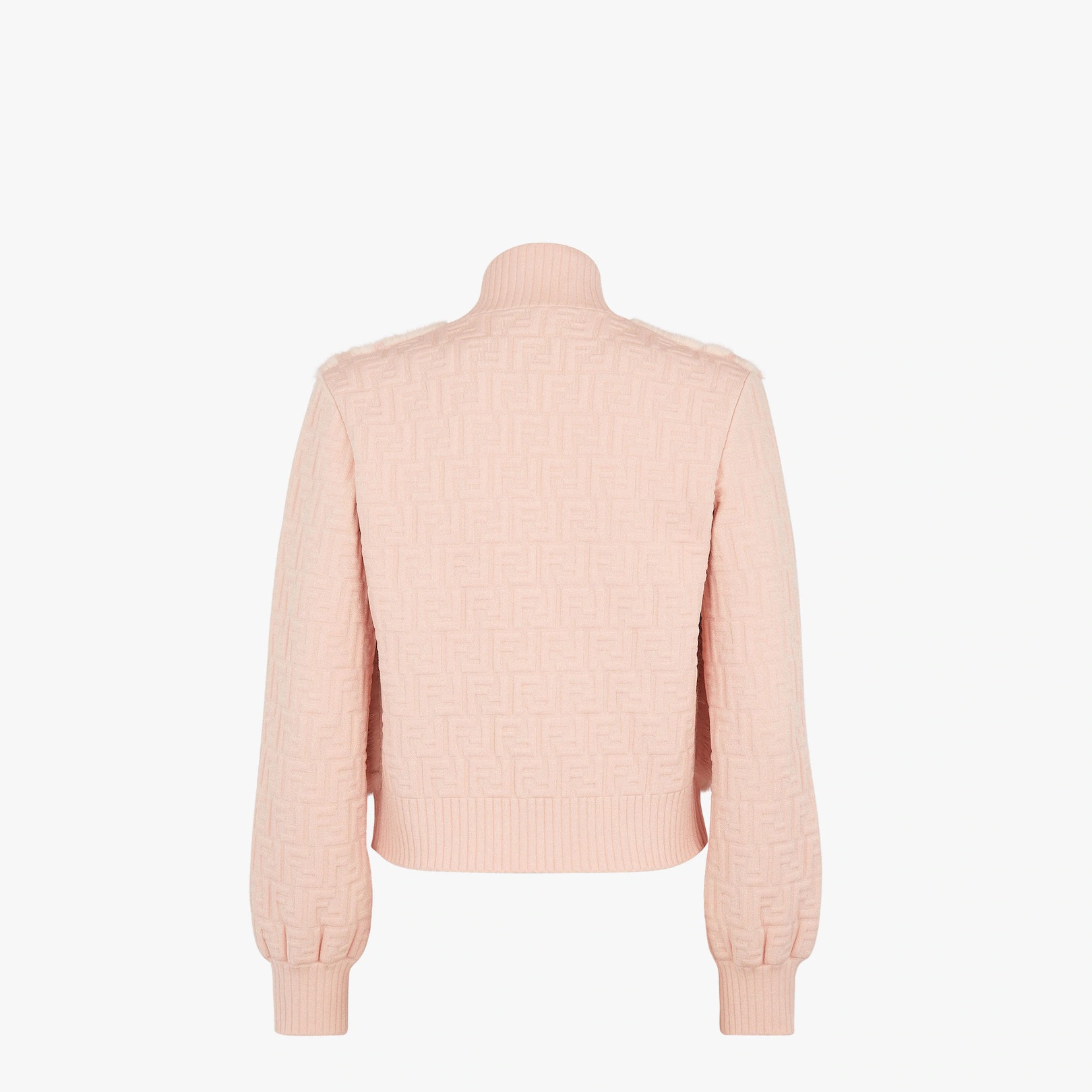 Pink mink bomber jacket - 2
