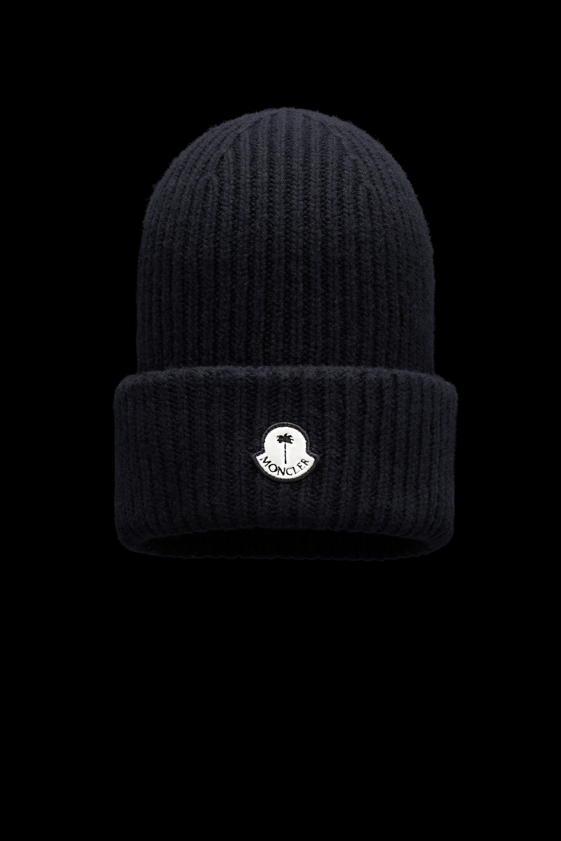 Wool Rib-Knit Beanie - 1