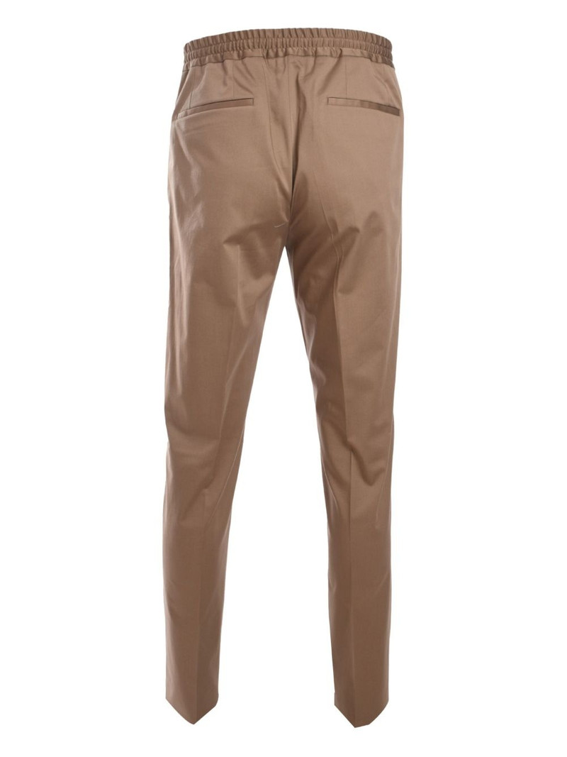LARDINI pleated elasticated-waistband trousers outlook