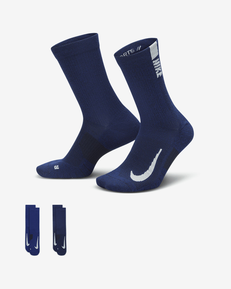 Nike Multiplier Crew Sock (2 Pairs) 1