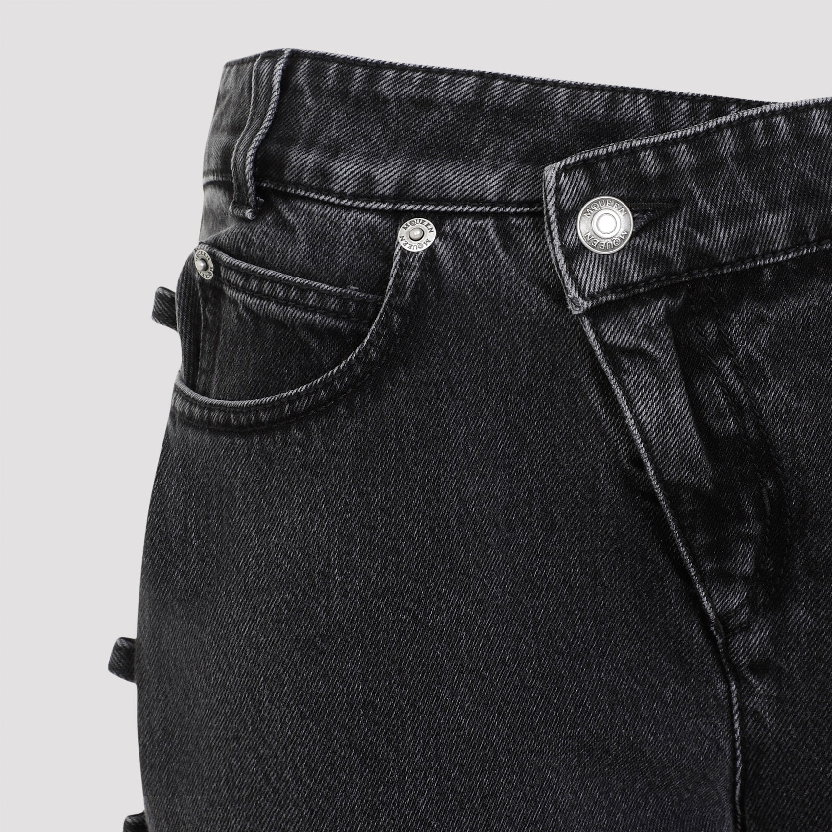 Alexander Mcqueen Tied Jeans Women - 4