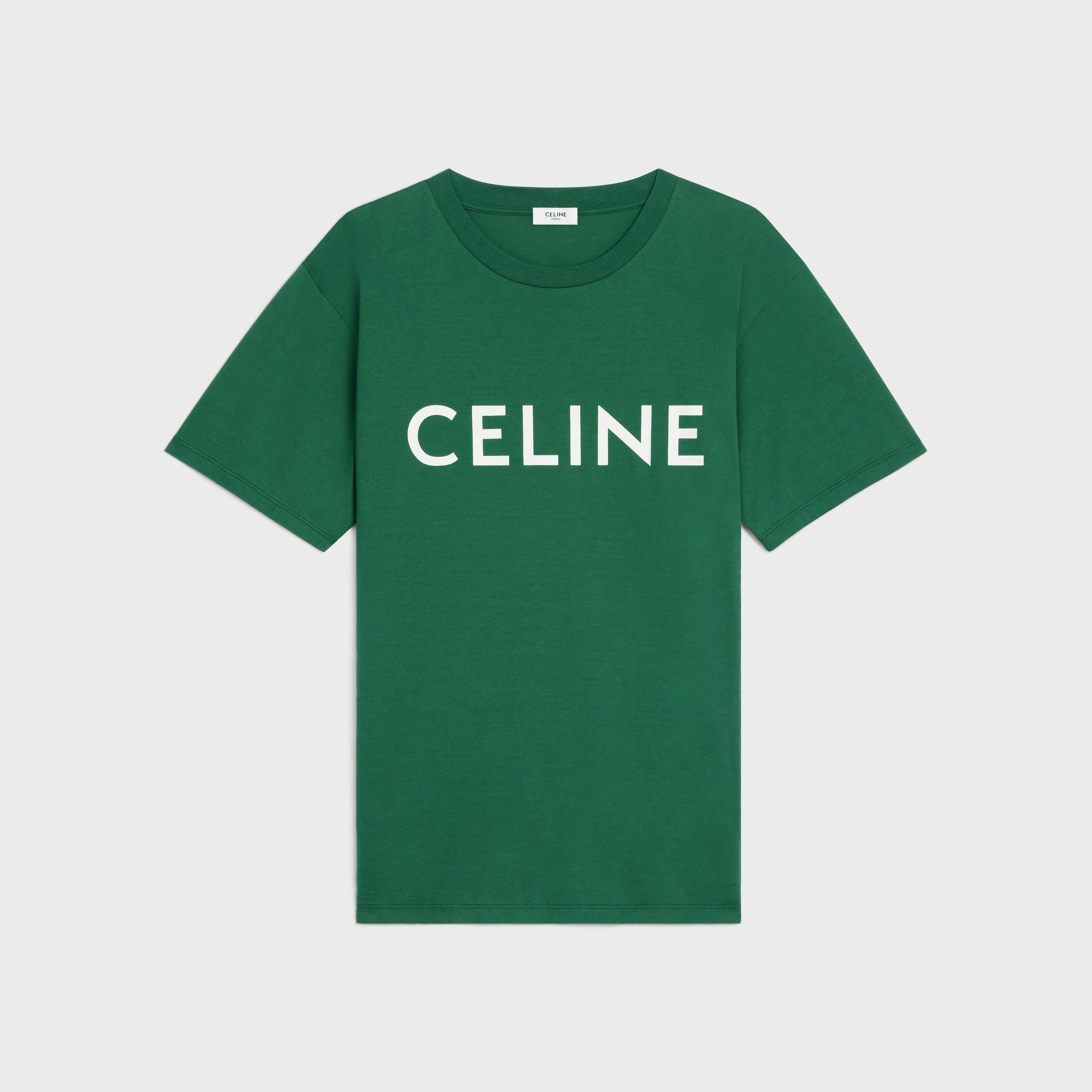 LOOSE CELINE T-SHIRT IN COTTON JERSEY - 1