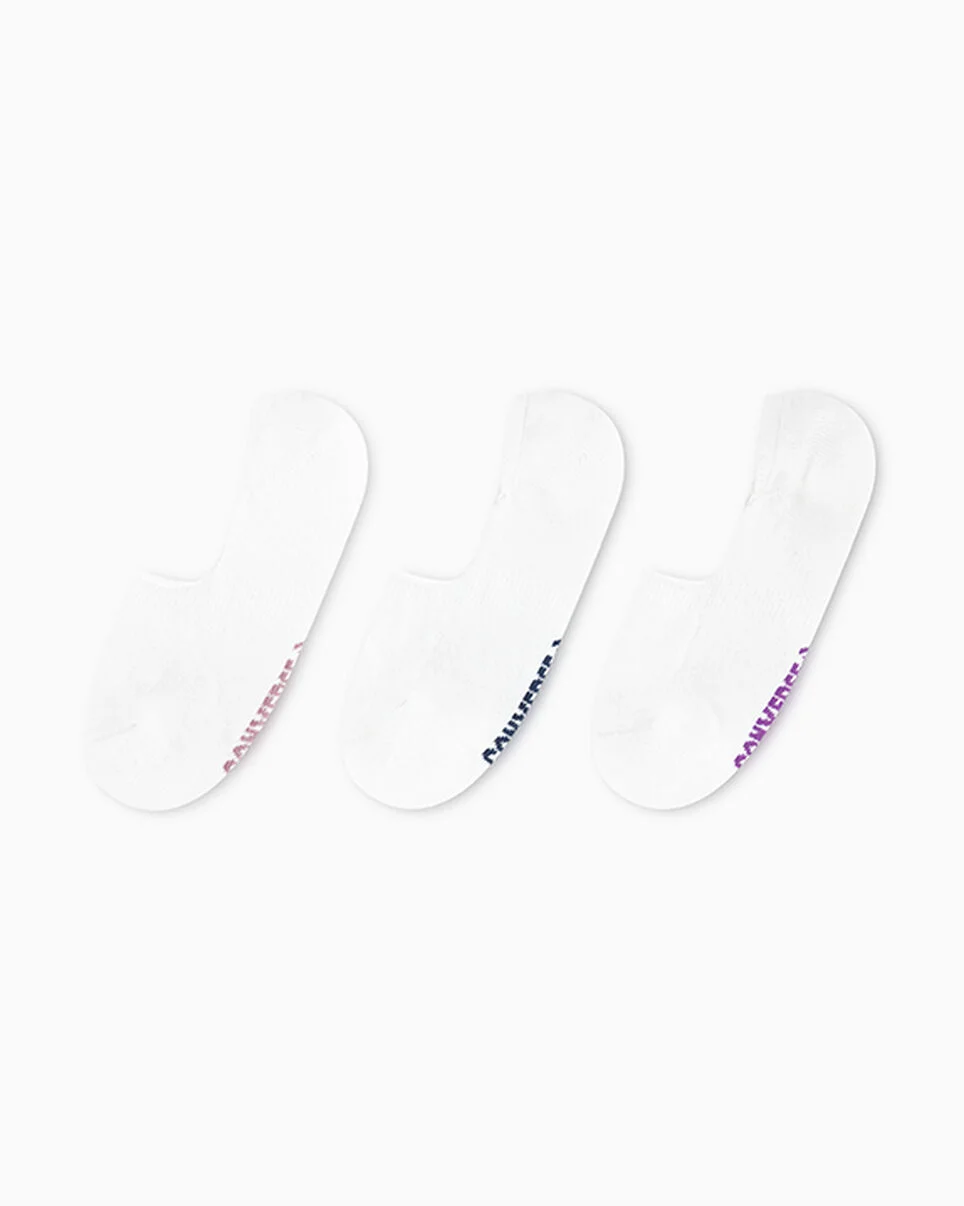 3-Pack Wordmark Liner Socks - 1