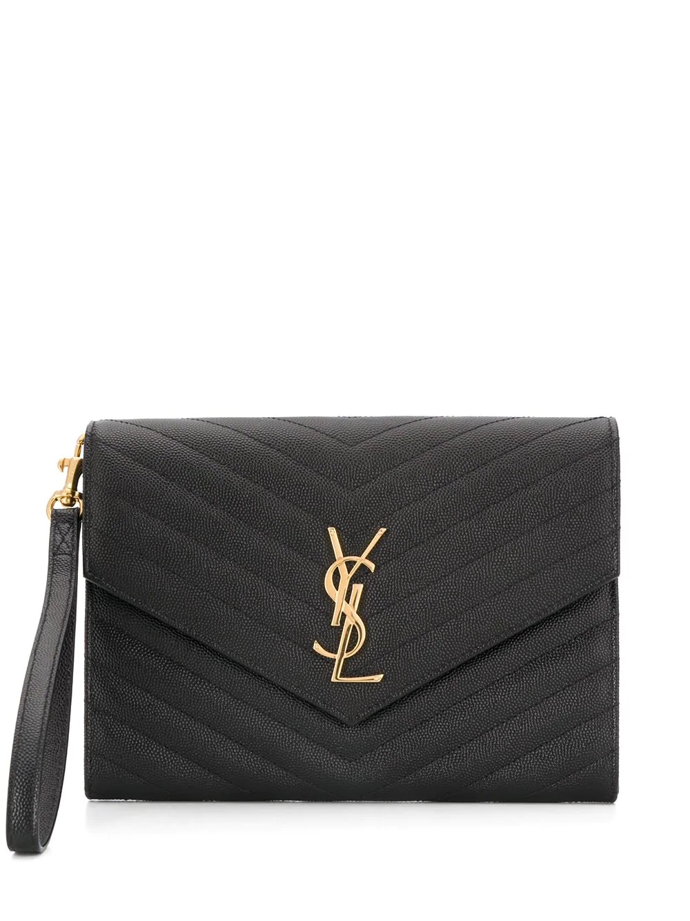 YSL New Pouch Monogram clutch bag - 1