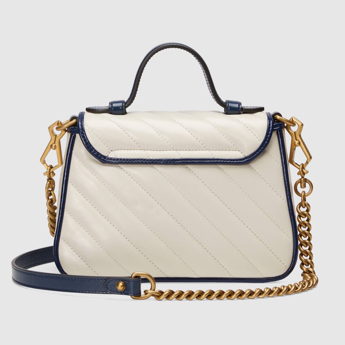 GG Marmont mini top handle bag - 3