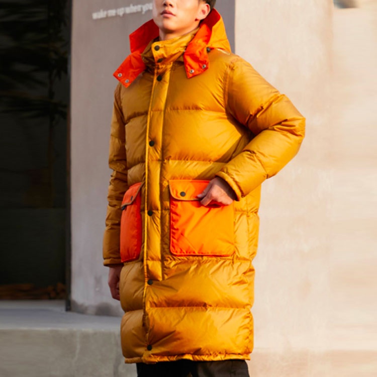 Converse Counter Climate Long Down Jacket 'Wheat' 10021952-A01 - 5