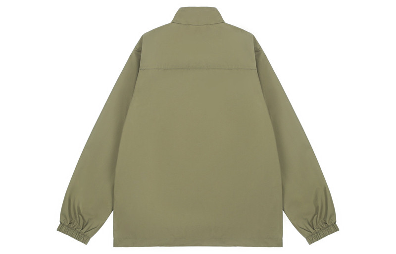 New Balance New Balance Men's New Balance Casual Sports Stand Collar Woven Military Green Jacket AMJ21368-NTD outlook