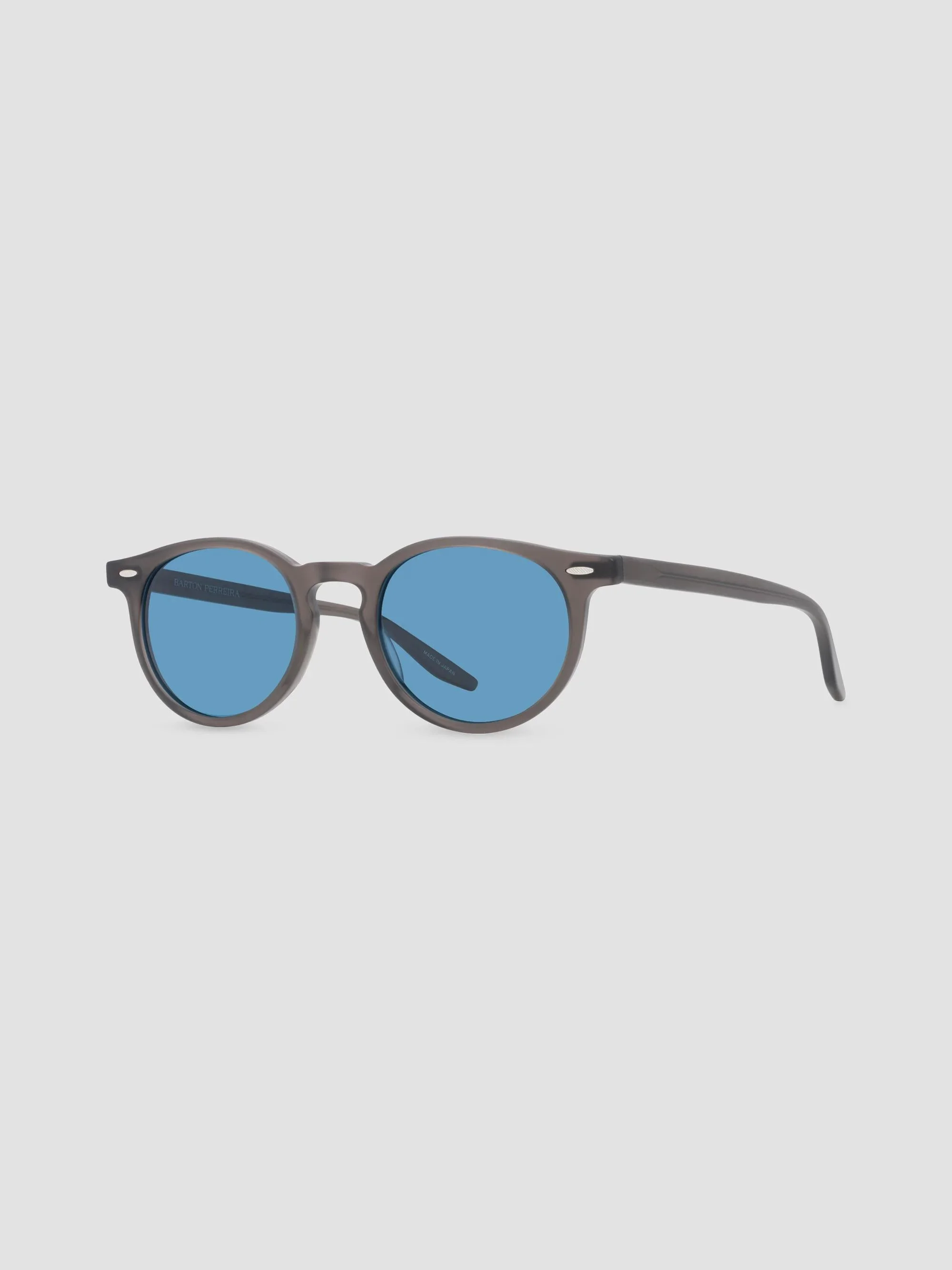 Men's Banks 50MM Round Sunglasses - Matte Dusk Marine - 1