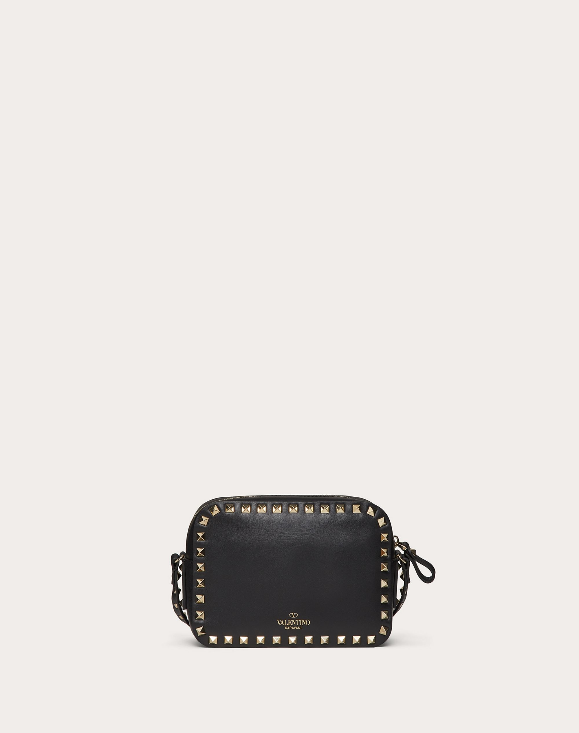 Small Rockstud Calfskin Crossbody Bag - 3