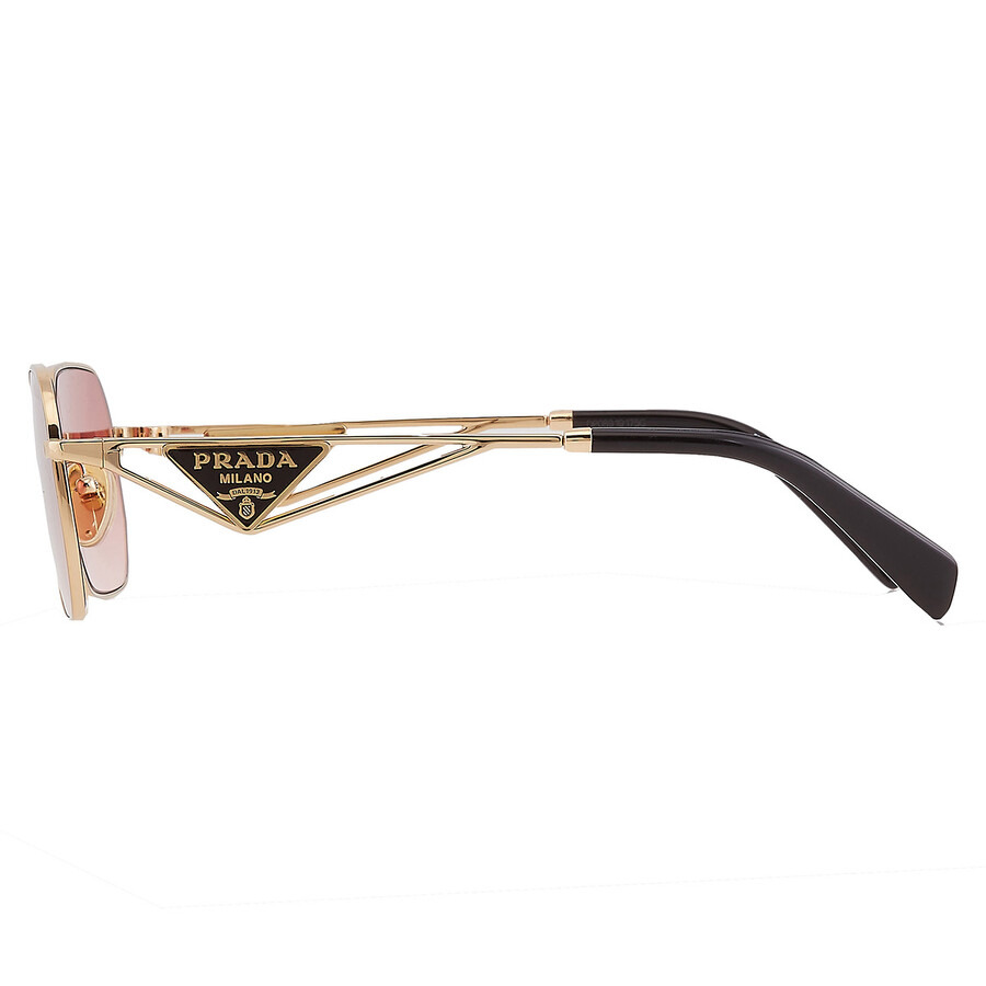 Prada Red Gradient Geometric Ladies Sunglasses PR A51S 5AK40C 58 - 4