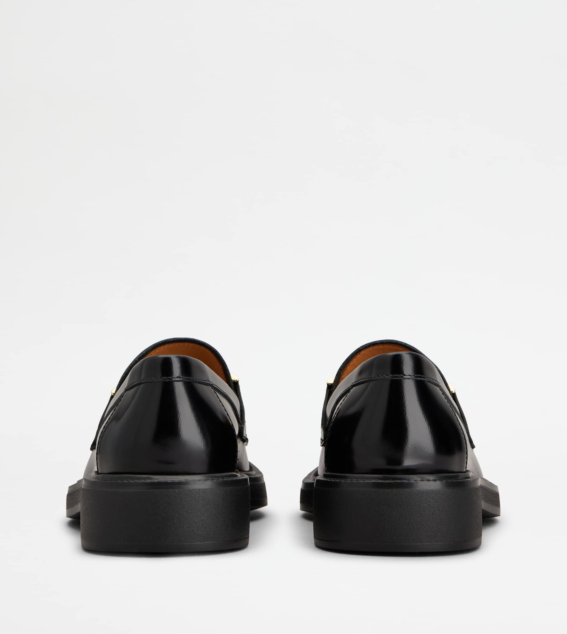 LOAFERS IN LEATHER - BLACK - 3
