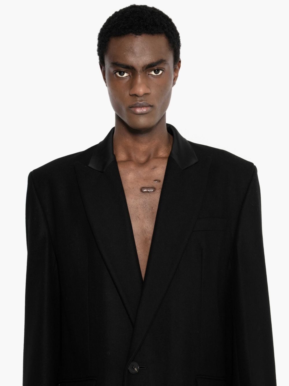 LONG WOOL SB OVERCOAT - 5