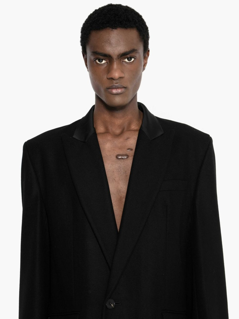 LONG WOOL SB OVERCOAT 5