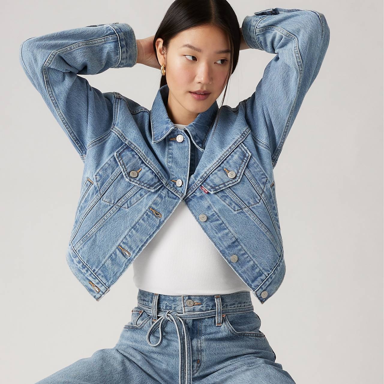 SHRUNKEN '90S TRUCKER JACKET - 5