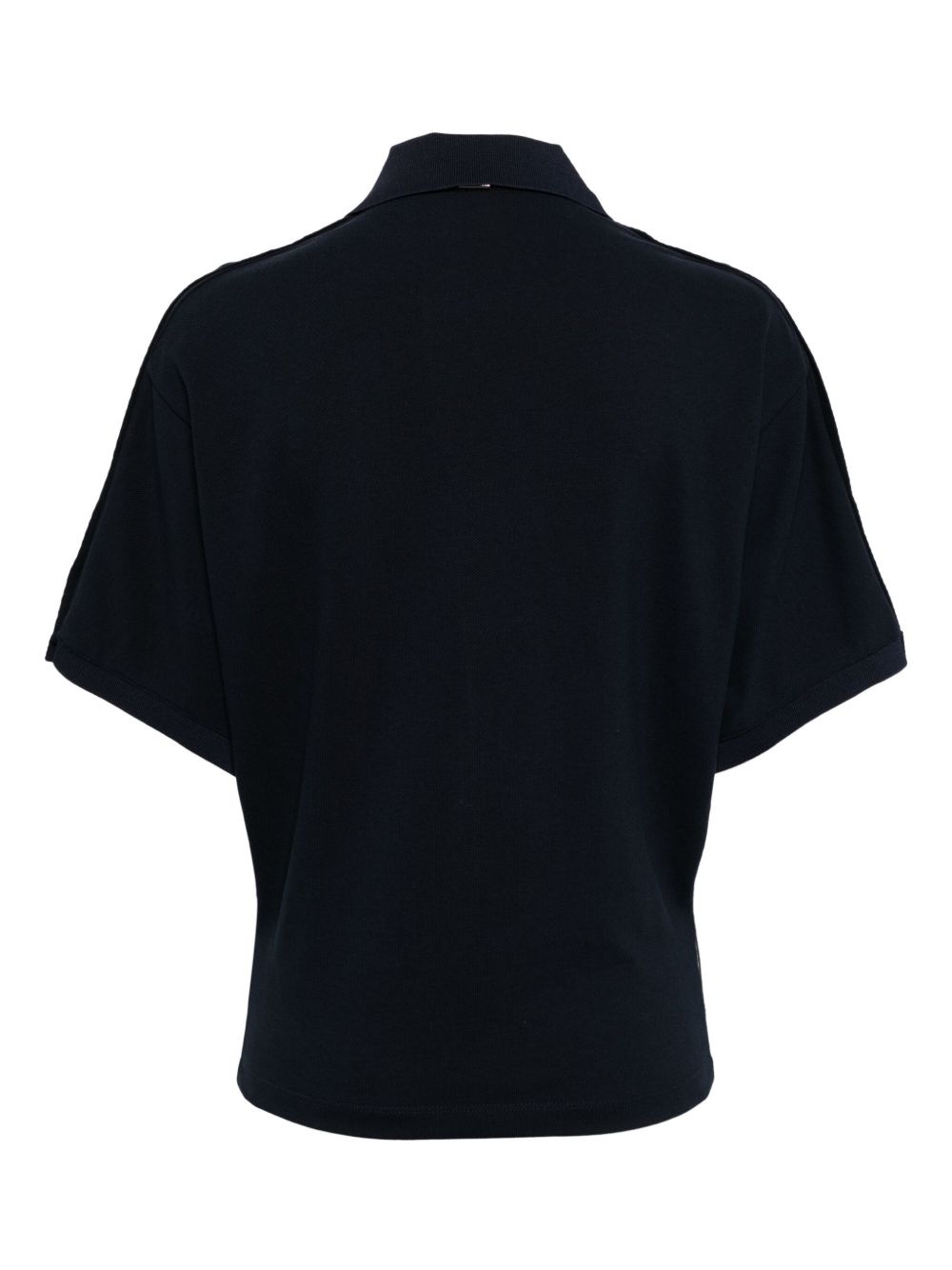 asymmetric cotton polo shirt - 2