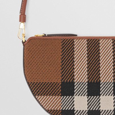 Burberry Knitted Check Olympia Pouch outlook